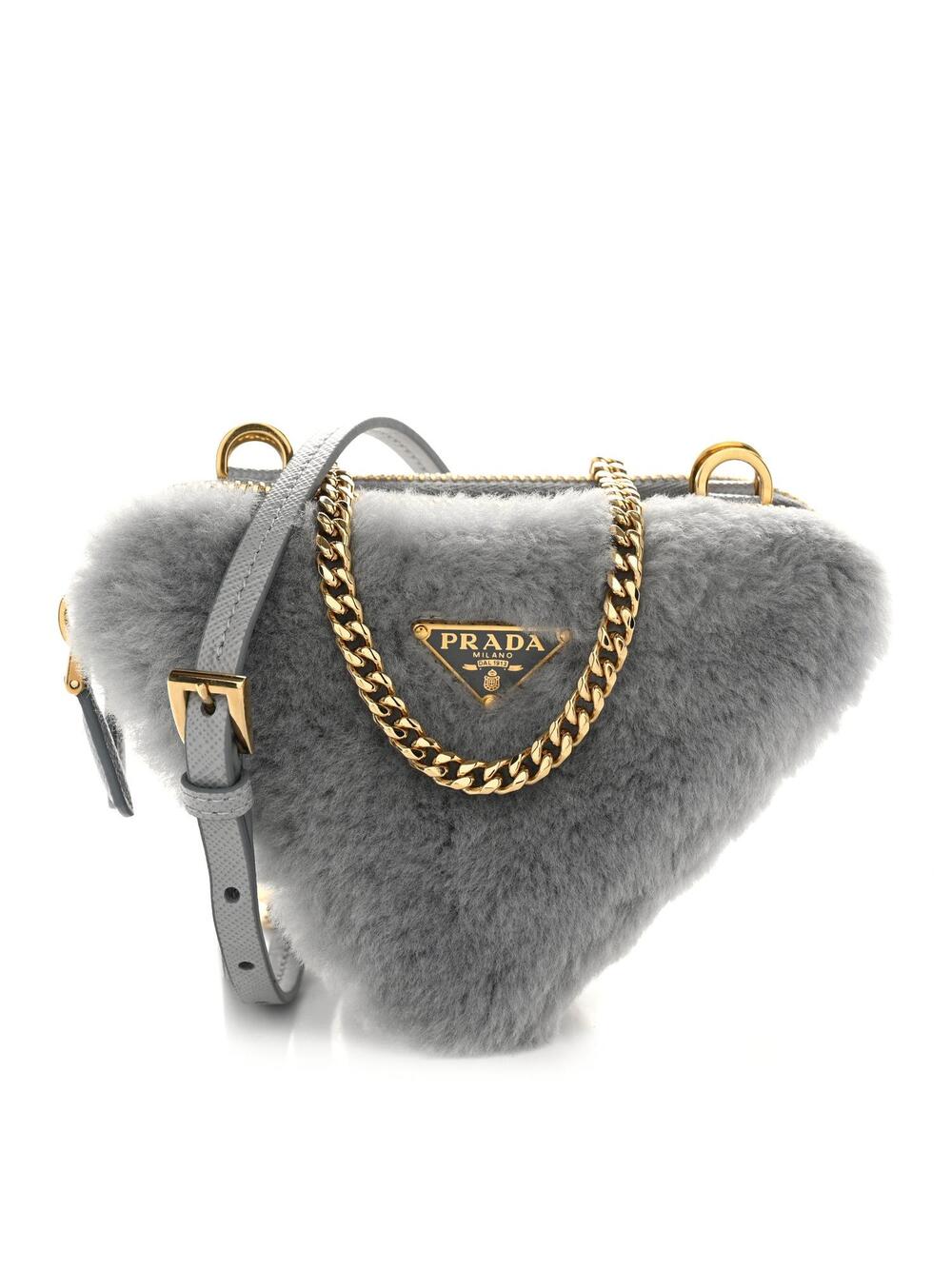 Prada Montone Shearling Saffiano #344896P11B